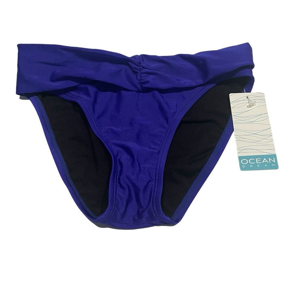 Ocean Dream Bikini Bottoms Royal Blue Woman's size 8